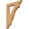 Ekena Millwork Balboa Traditional Smooth Bracket, Western Red Cedar, 3 1/2"W x 26"D x 34"H BKT04X26X34BOA01SWR - alternate 1